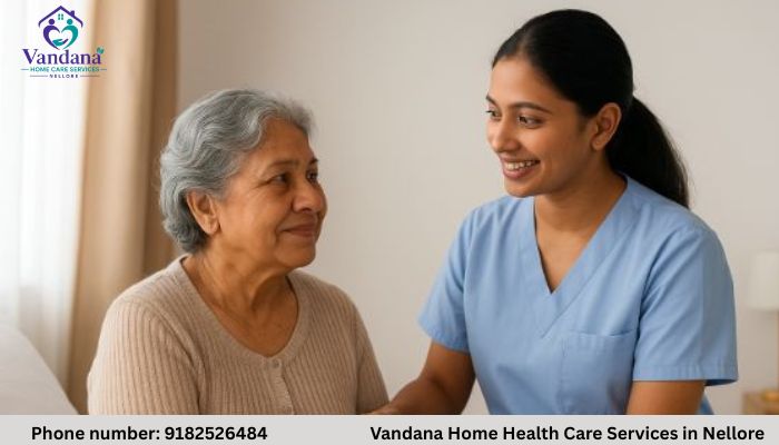Professional home attendant services in Nellore for daily activities and patient support