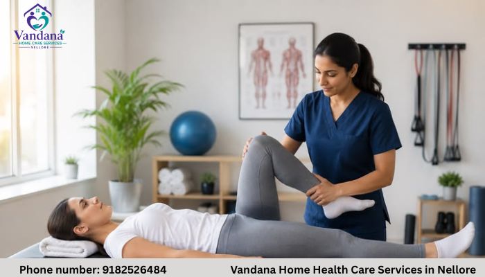 Expert physiotherapy at home in Nellore for mobility recovery and pain management