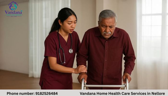 Dedicated senior citizen care services in Nellore with health monitoring and companionship